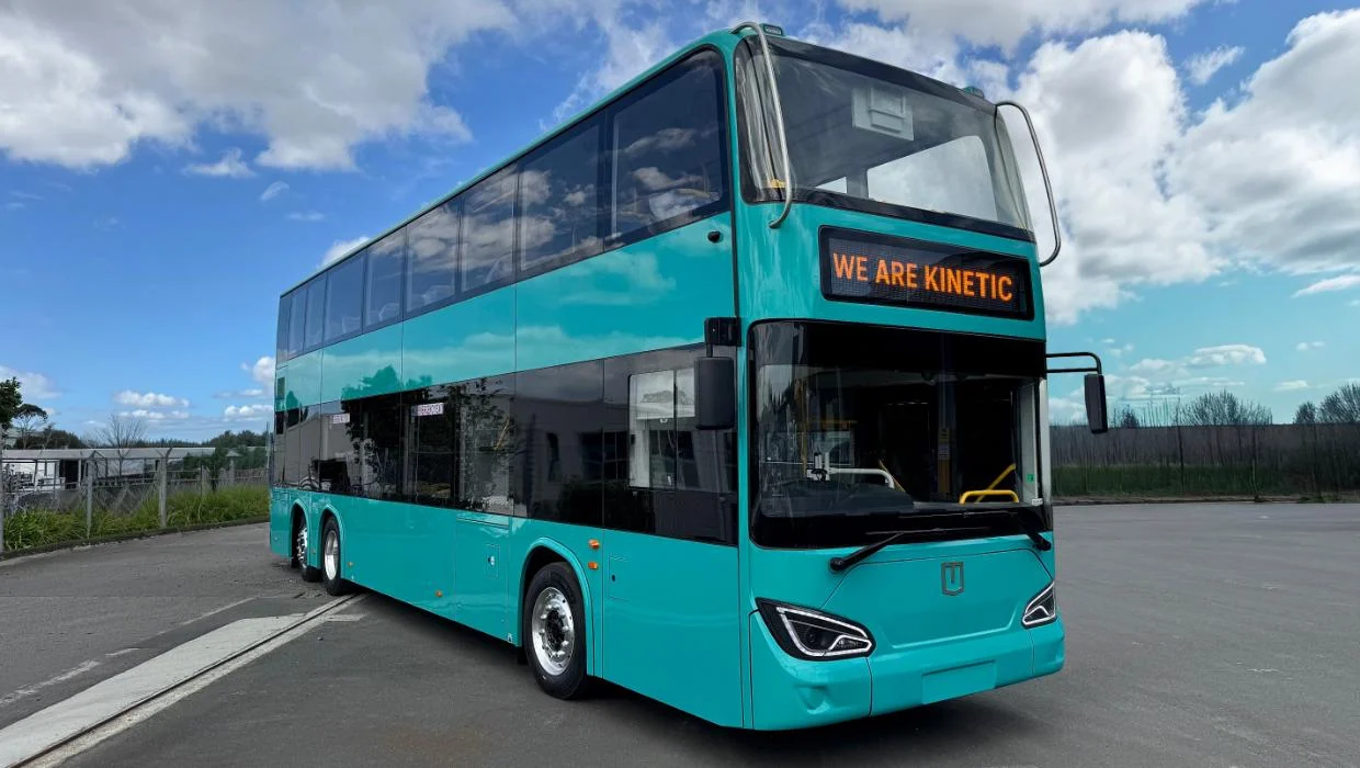 Christchurch Metro electric battery double deck bus